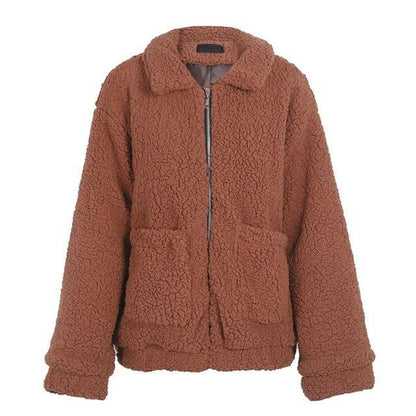 Fashionista Me Faux Fur Jacket - Light Camel
