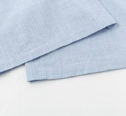 Style It Cotton Jumpsuit - Light Blue